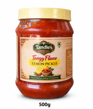 Tandle’s Zero Oil Lemon Pickle Family Pack (Homemade – 500g)